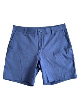 Rhone Men's Sz 32 Commuter Shorts Blue Stretch Lightweight Casual